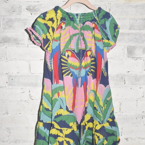 Mini Boden Kids Cruise Parrot Funky Dress Size 6-7* - Picture 5 of 5